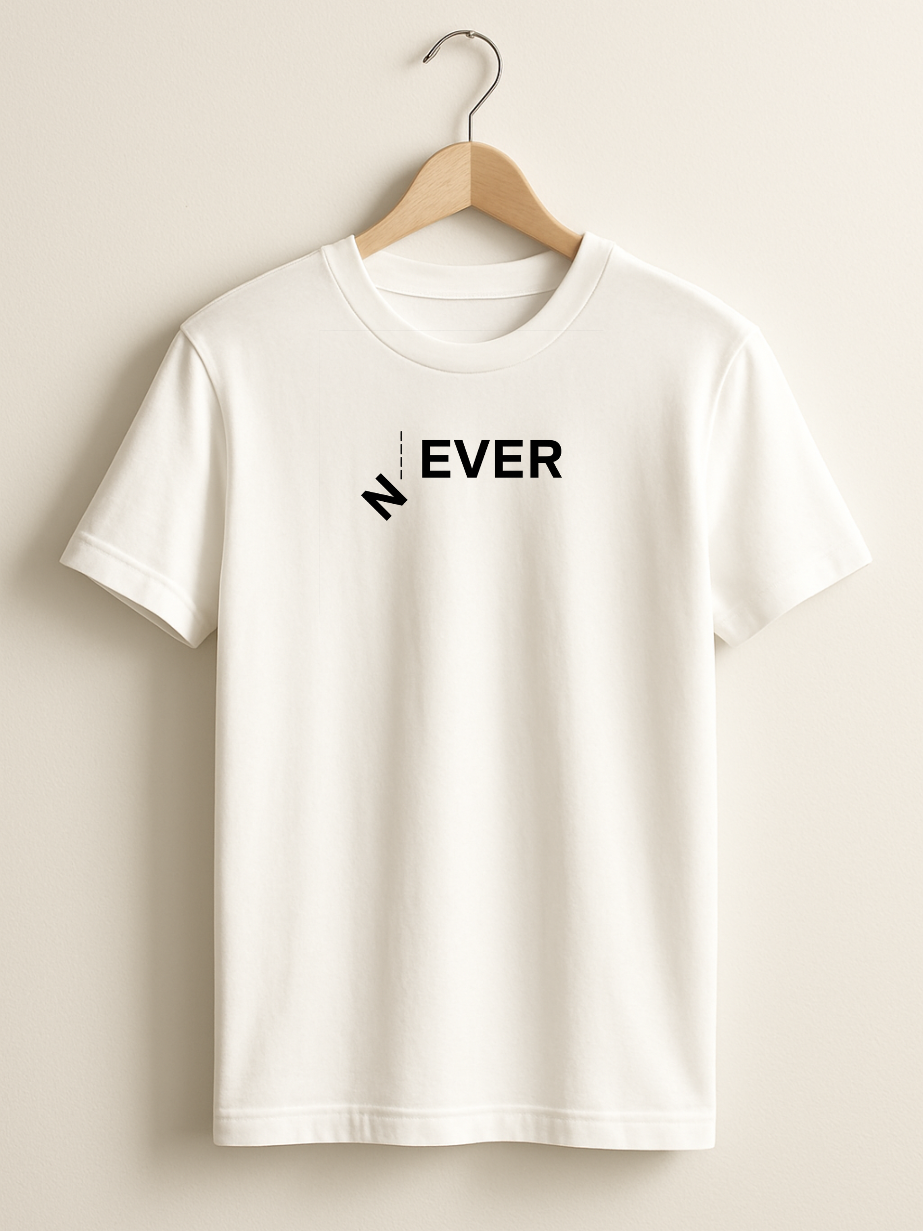 NEVER Asymmetry Tee by TSE